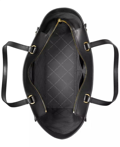 Harrison Extra Large Leather Top Zip Tote