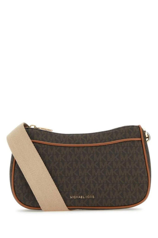 Michael Michael Kors Monogram-Patterned Zipped Crossbody Bag
