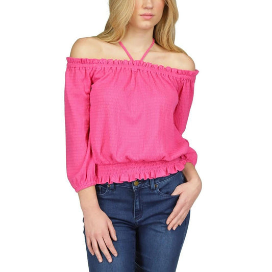 Women's Smocked Off-The-Shoulder Top