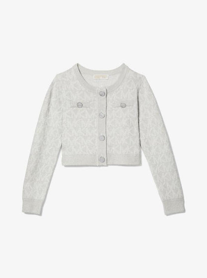 Logo Jacquard Cardigan