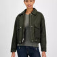 MICHAEL Women's Reversible Bomber Barn Jacket