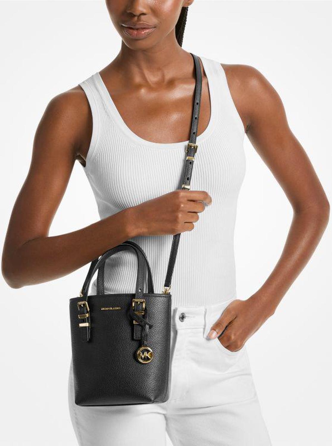Quinn Extra-Small Pebbled Leather Tote Bag