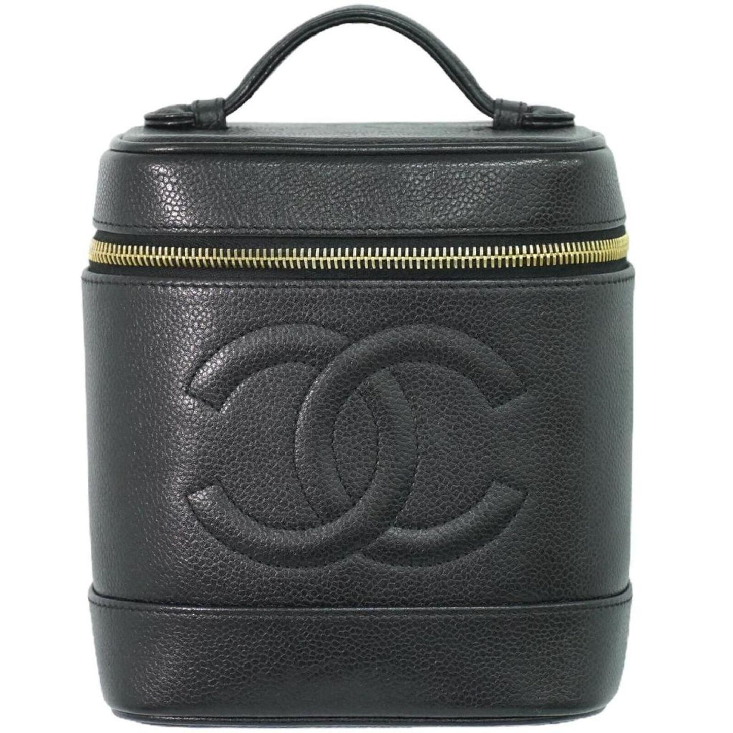 Chanel Vanity  Leather Clutch Bag (Pre-Owned)