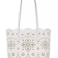 Do It All Perforated Leather Tote Bag