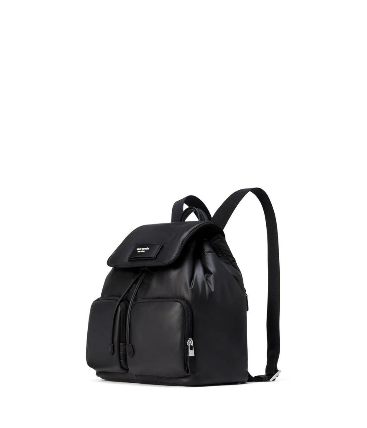 Puffed Puffy Fabric Backpack