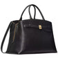 Deco Pebbled Leather Extra Large Satchel