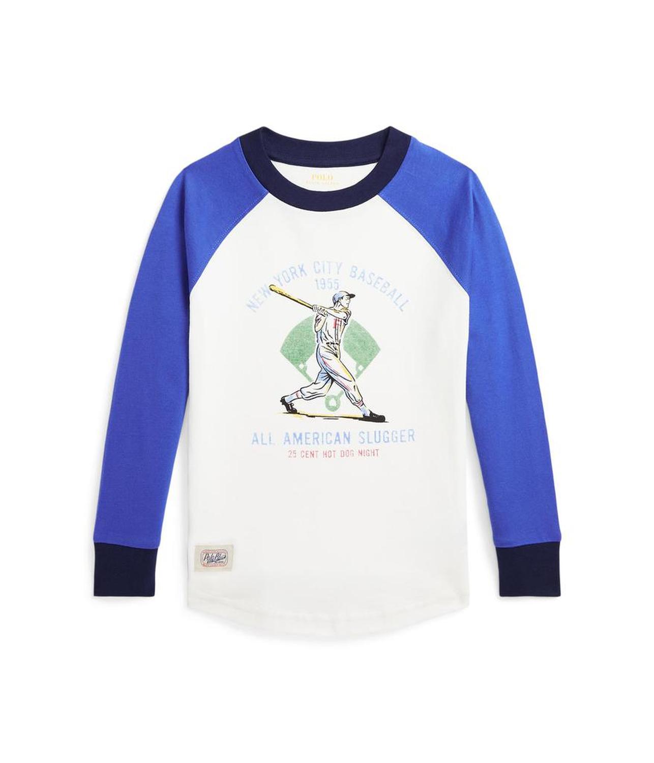 Baseball-Print Cotton Jersey Tee (Toddler/Little Kid)