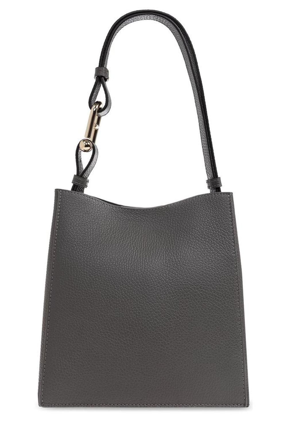 Furla Nuvola Logo Printed Mini Bucket Bag