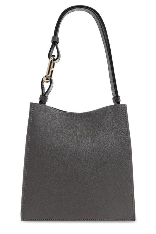 Furla Nuvola Logo Printed Mini Bucket Bag