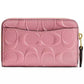 Small Signature Patent Leather Zip Around Wallet