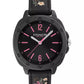 Women's Kitt Black Silicone Strap Watch, 35.4mm