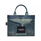 The Medium Deconstructed Denim Tote Bag