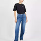 Women's Soft Stretch Denim Wide-Leg Pants
