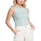 Women's Cristina Embellished Logo Sleeveless Top
