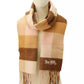 Women's Multicolored Check Muffler Scarf
