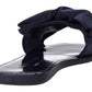 Bikini Sandal Women's US 8 Blue Bow Square Toe Slide KHD2652