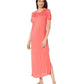 Lace-Up T-Shirt Dress