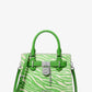 Hamilton Small Zebra Print Calf Hair Satchel