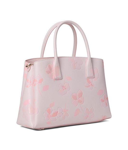 Serena Spring Pansies Satchel