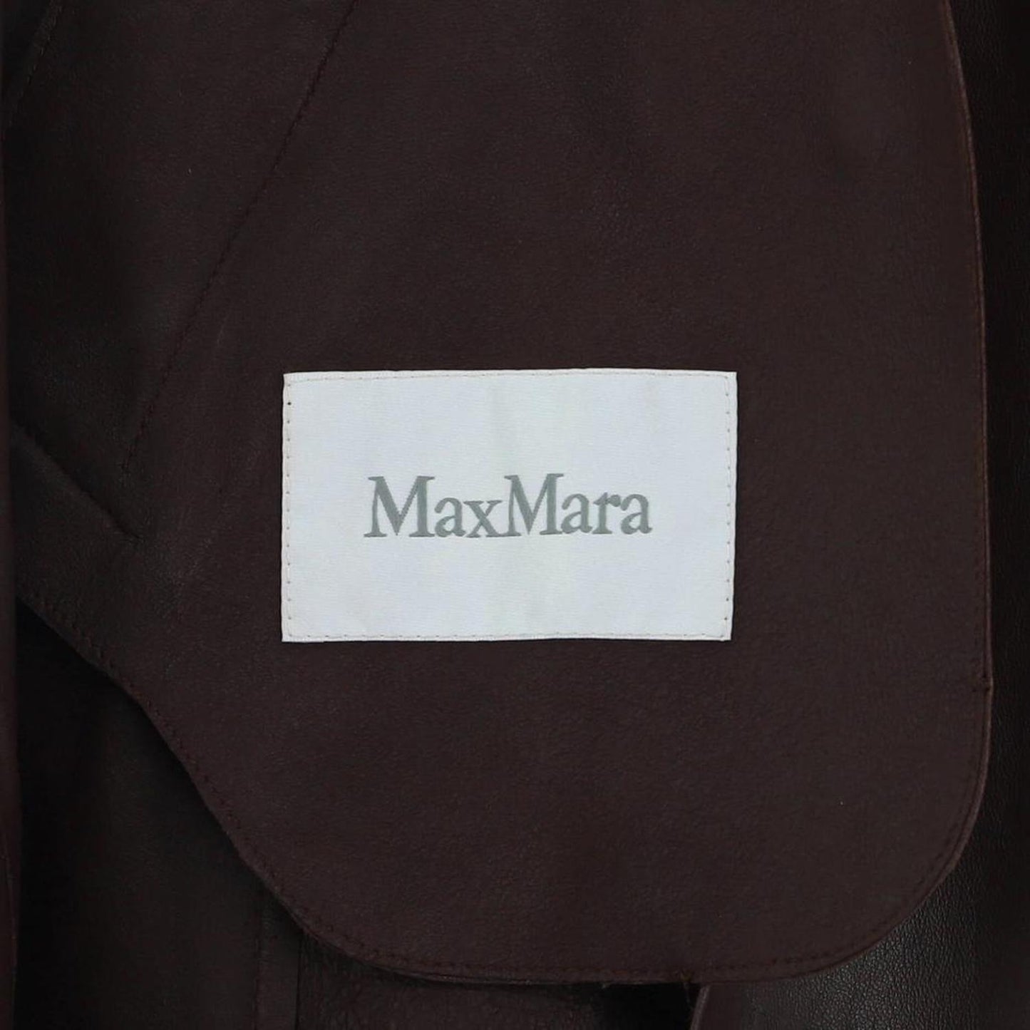 Women's Ussuri Double Breasted Coat Leather