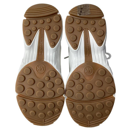 Katrina Mesh Trainer in Optic White Leather