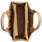 Small Straw Cargo Tote Bag 26