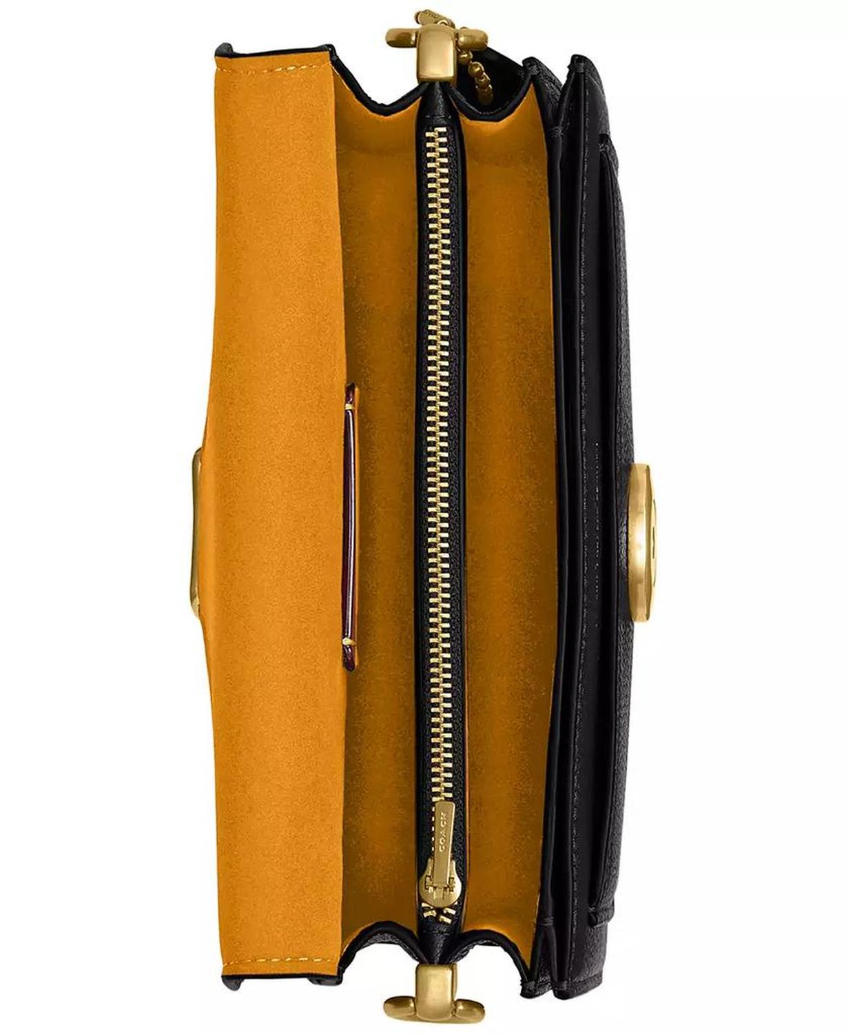 Polished Pebble Leather Mini Tabby Shoulder Bag 20
