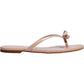 Petit Womens Leather Patent Flip-Flops