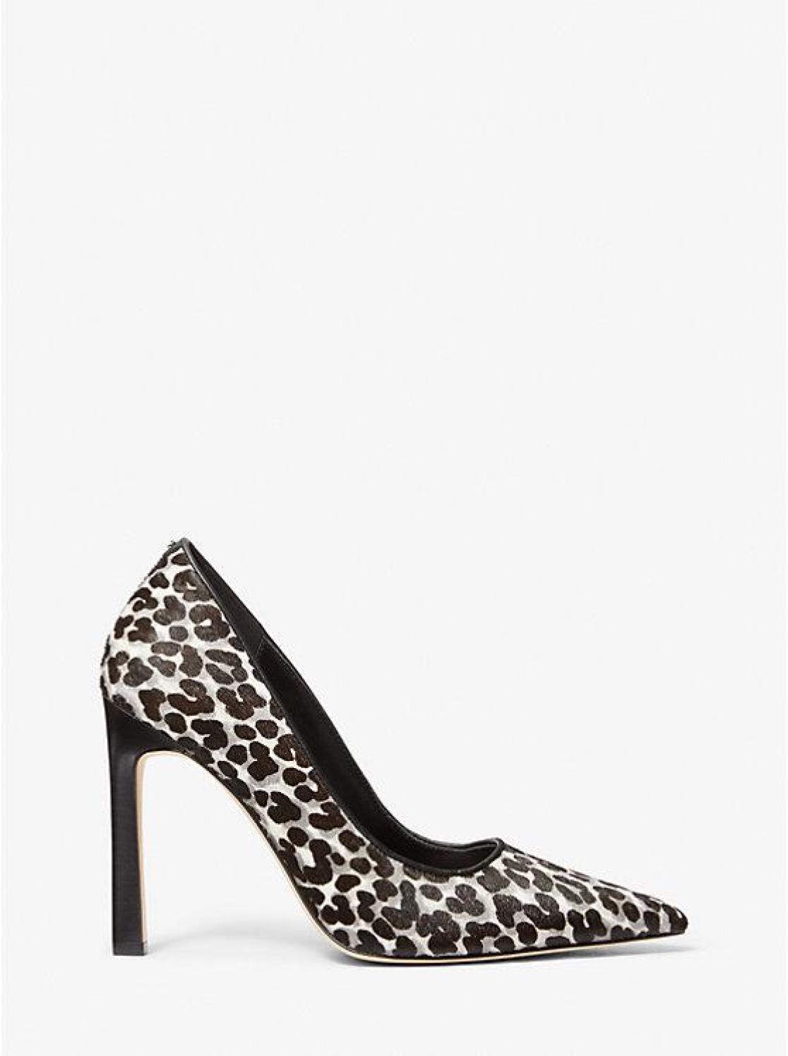 Amara Leopard Print Calf Hair Pump