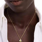 Mixed Stone Flower Pendant Necklace, 16" + 3" extender