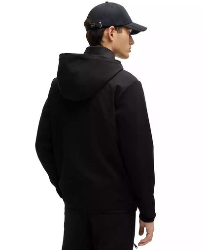 Men's Bonded-Fleece Zip-Up Hoodie