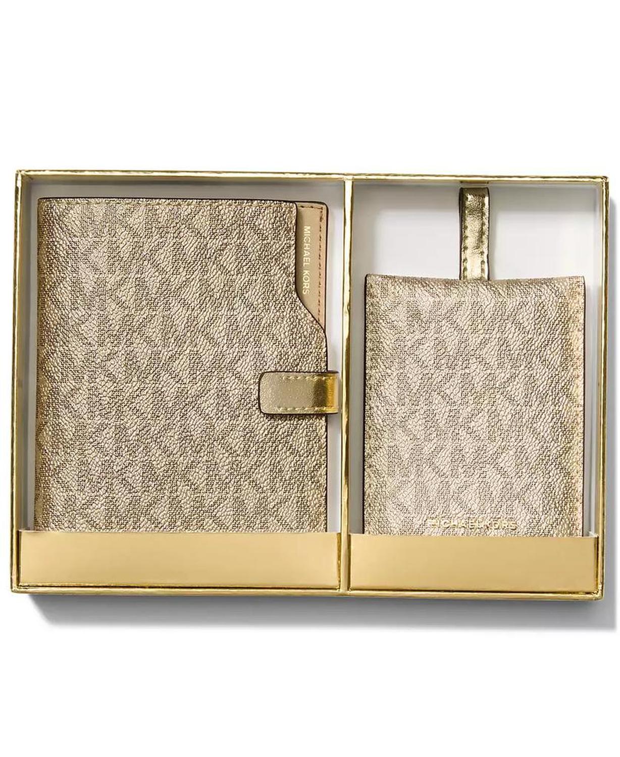 Michael Kors Jet Set Passport Wallet with Luggage Tag