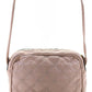 Marc Jacobs Women's Quilted Gold Hardware Crossbody Handbag Nude