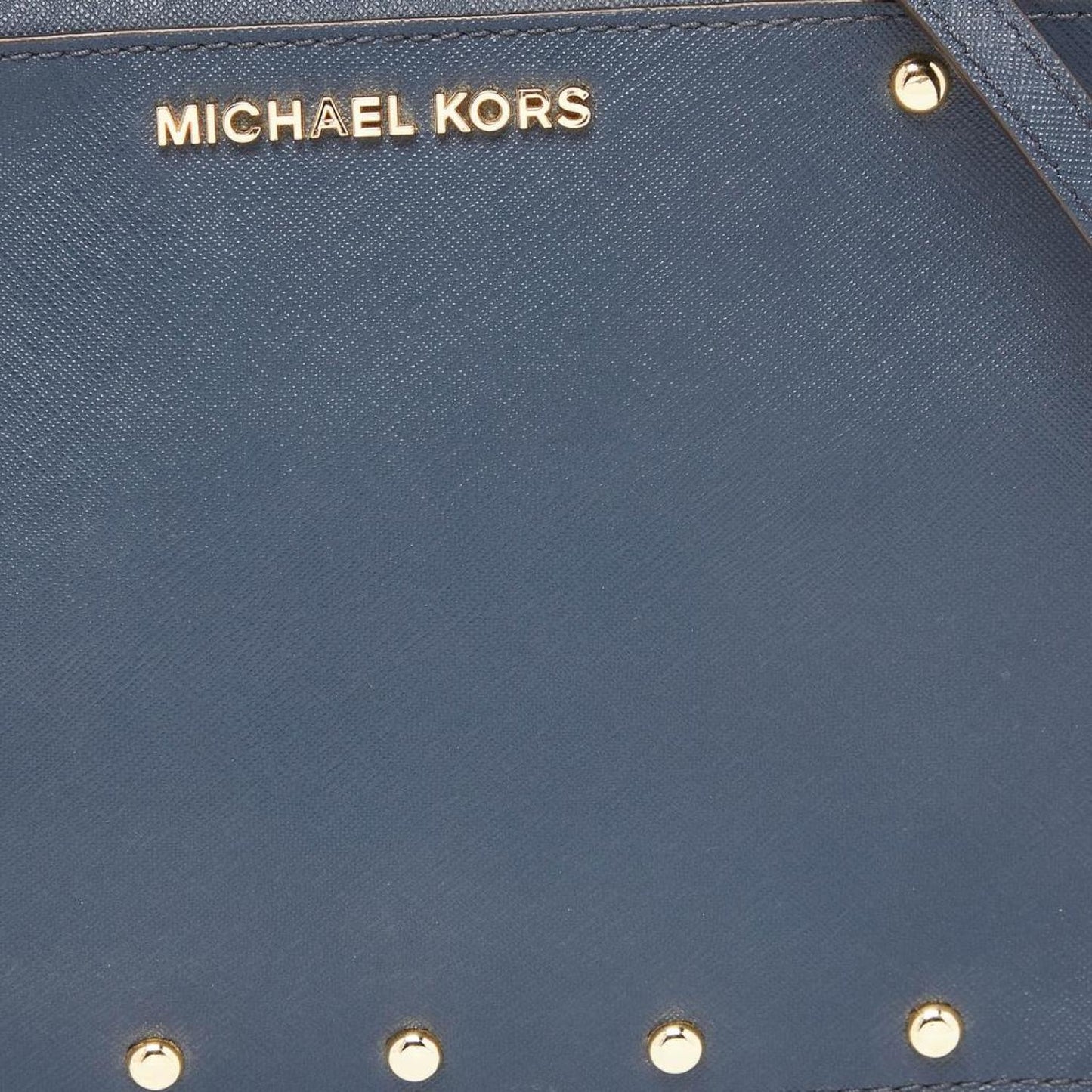 Michael Kors Leather Sandrine Stud Crossbody Bag