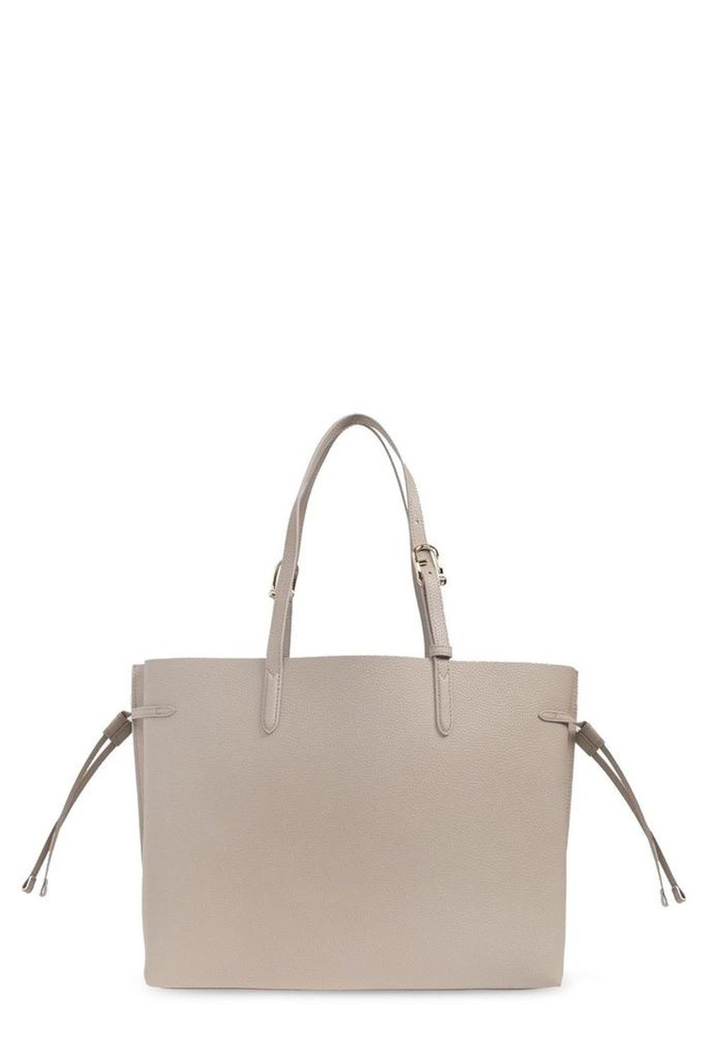 Furla Ava Logo Printed Large Shopper Bag