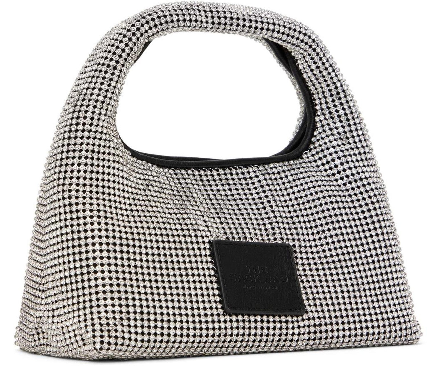 Silver 'The Rhinestone Mini Sack' Tote