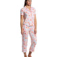 Short Sleeve Cropped PJ Set