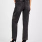 MICHAEL Women's High-Rise Faded Cargo Jeans