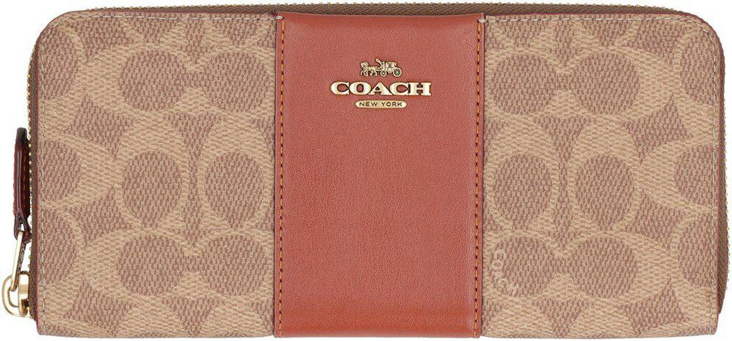 Coach Zip Around Closure Wallet