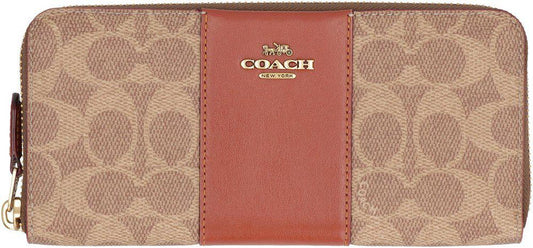 Coach Zip Around Closure Wallet