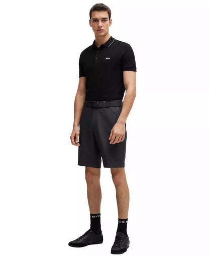 Men's Tonal Logo Slim-Fit Polo Shirt