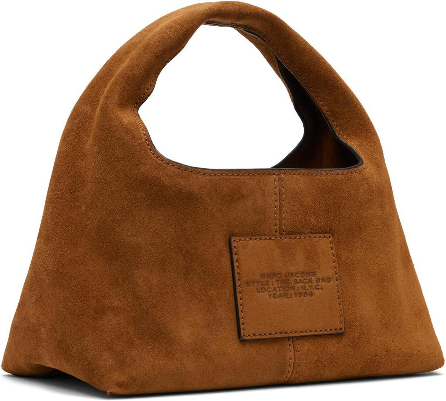 Tan 'The Suede Mini Sack' Tote