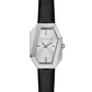 Women's Suri Two-Hand Black Leather Watch, 24x33mm
