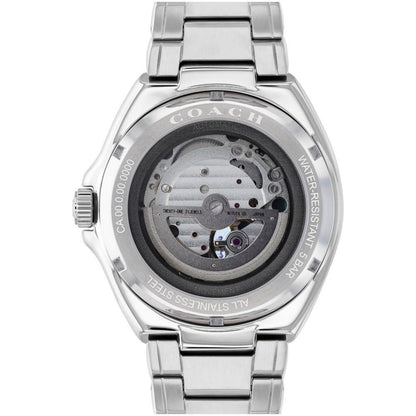 Men's Automatic Jackson Silver-Tone Stainless Steel Watch 45mm