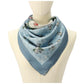 Women's Multi Floral Printed Rexy Silk Square Scarf