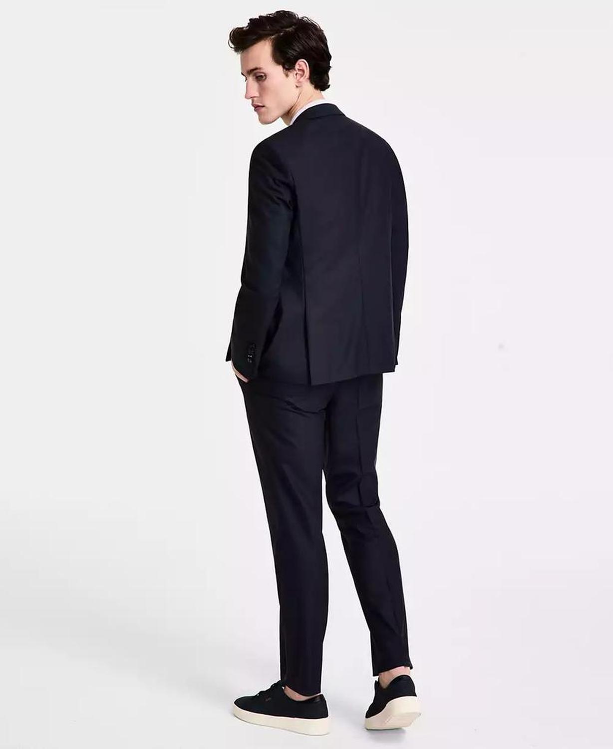 Men's Modern-Fit Wool Blend Suit