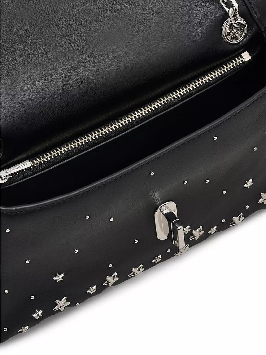 The Star Studded Dual Chain Leather Wallet