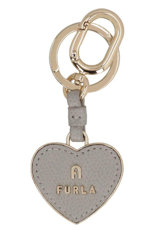 Furla Camelia Logo Lettering Keyring