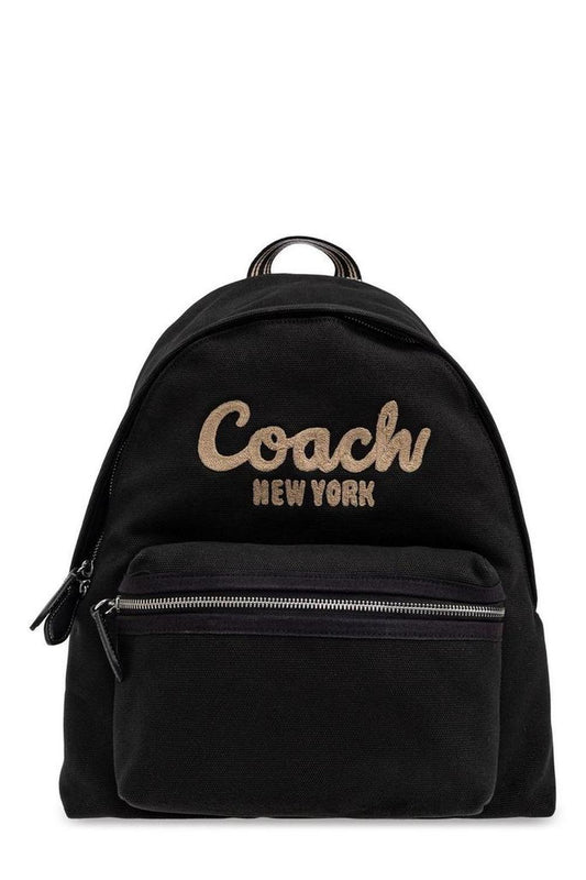 Coach Logo Detailed Cargo Backpack