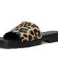 Florence Sandal with Leopard Print